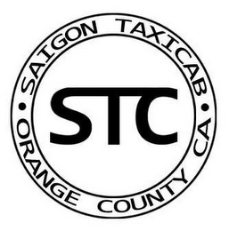 STC · SAIGON TAXICAB · ORANGE COUNTY logo