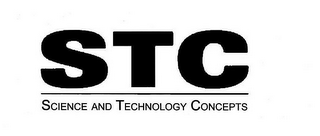 STC SCIENCE AND TECHNOLOGY CONCEPTS logo