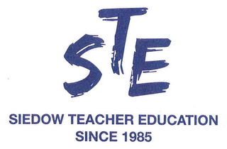 STE SIEDOW TEACHER EDUCATION SINCE 1985 logo