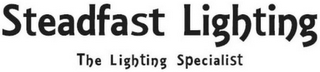 STEADFAST LIGHTING THE LIGHTING SPECIALIST logo
