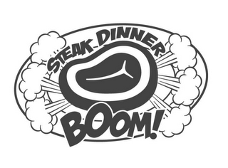 STEAK DINNER BOOM! logo