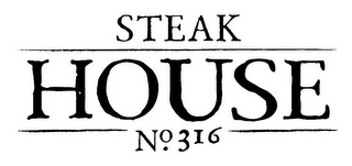 STEAK HOUSE NO. 316 logo
