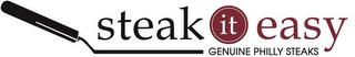 STEAK IT EASY GENUINE PHILLY STEAKS logo