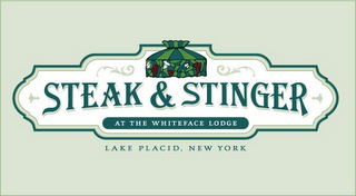 STEAK & STINGER AT THE WHITEFACE LODGE, LAKE PLACID, NEW YORK logo