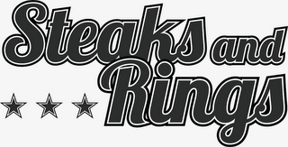 STEAKS AND RINGS logo