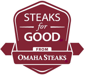 STEAKS FOR GOOD FROM OMAHA STEAKS logo
