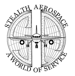 STEALTH AEROSPACE A WORLD OF SERVICE logo