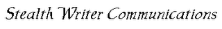 STEALTH WRITER COMMUNICATIONS logo