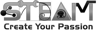 STEAM CREATE YOUR PASSION logo
