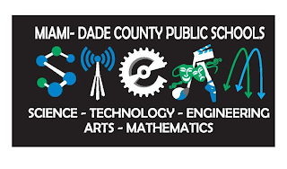 STEAM MIAMI-DADE COUNTY PUBLIC SCHOOLS SCIENCE-TECHNOLOGY-ENGINEERING ARTS-MATHEMATICS logo