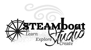 STEAMBOAT STUDIO LEARN EXPLORE CREATE logo