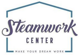STEAMWORK CENTER MAKE YOUR DREAM WORK logo