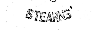 STEARNS' logo