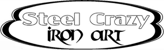 STEEL CRAZY IRON ART logo