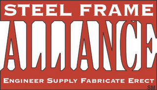 STEEL FRAME ALLIANCE ENGINEER SUPPLY FABRICATE ERECT logo
