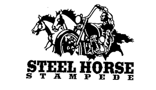 STEEL HORSE S T A M P E D E logo