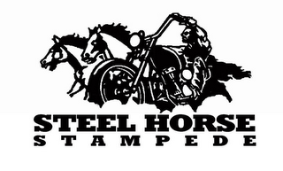 STEEL HORSE S T A M P E D E logo