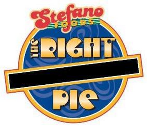 STEFANO FOODS THE RIGHT PIE logo