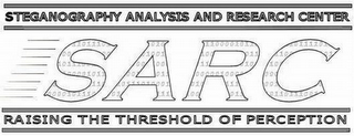 STEGANOGRAPHY ANALYSIS AND RESEARCH CENTER SARC RAISING THE THRESHOLD OF PERCEPTION 01 logo