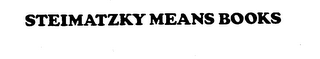 STEIMATZKY MEANS BOOKS logo