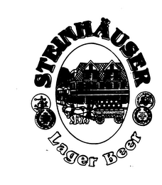 STEINHAUSER LAGER BEER FUR HERVOR RAGENDE LEISTUN-GEN logo