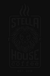 STELLA HOUSE COFFEE EST. 2018 logo