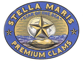 STELLA MARIS PREMIUM CLAMS "STAR OF THE SEA" logo