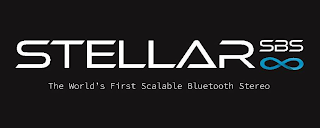 STELLAR SBS THE WORLD'S FIRST SCALABLE BLUETOOTH STEREO logo