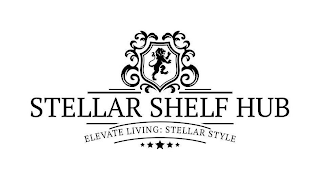 STELLAR SHELF HUB ELEVATE LIVING: STELLAR STYLE logo