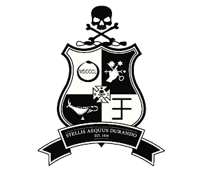 STELLIS AEQUUS DURANDO EST. 1850 logo