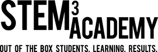 STEM ACADEMY 3 OUT OF THE BOX STUDENTS.LEARNING. RESULTS. logo