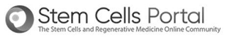 STEM CELLS PORTAL THE STEM CELLS AND REGENERATIVE MEDICINE ONLINE COMMUNITY logo
