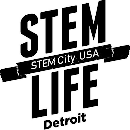 STEM LIFE STEM CITY USA DETROIT logo