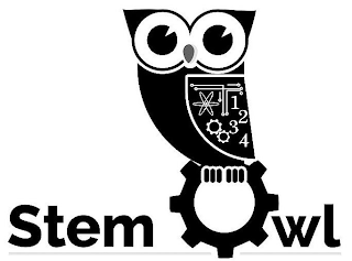 STEM OWL 1 2 3 4 logo