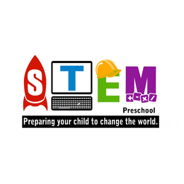 STEM PRESCHOOL PREPARING YOUR CHILD TO CHANGE THE WORLD. logo