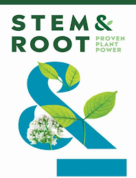 STEM & ROOT PROVEN PLANT POWER logo