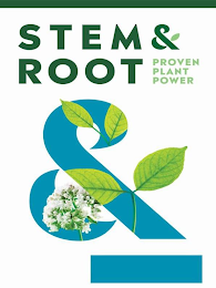 STEM & ROOT PROVEN PLANT POWER logo
