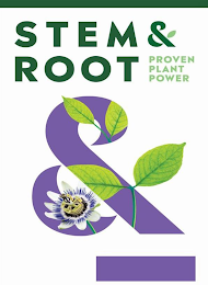 STEM & ROOT PROVEN PLANT POWER logo