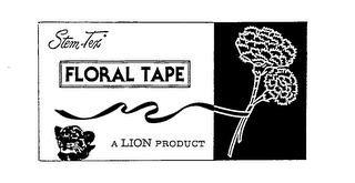 STEM-TEX FLORAL TAPE A LION PRODUCT logo