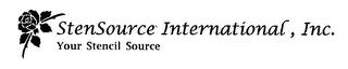 STENSOURCE INTERNATIONAL, INC.  YOUR STENCIL SOURCE logo