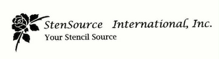 STENSOURCE INTERNATIONAL, INC. YOUR STENCIL SOURCE logo