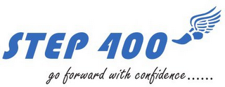 STEP 400 GO FORWARD WITH CONFIDENCE...... logo