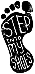 STEP INTO MY SHOES logo