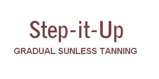 STEP-IT-UP GRADUAL SUNLESS TANNING logo