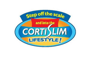 STEP OFF THE SCALE AND INTO THE CORTISLIM LIFESTYLE! logo