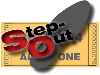 STEP-OUT 00000 76  0000000076 SHO 4 AD ONE logo