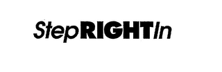 STEP RIGHT IN logo