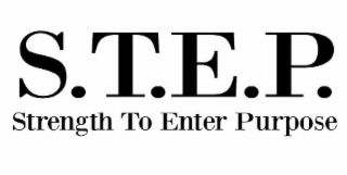 S.T.E.P. STRENGTH TO ENTER PURPOSE logo