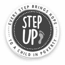 STEP UP EVERY STEP BRINGS HOPE TO A CHILD IN POVERTY logo