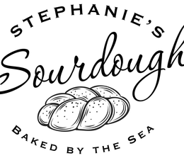 STEPHANIE'S SOURDOUGH BAKED BY THE SEA logo